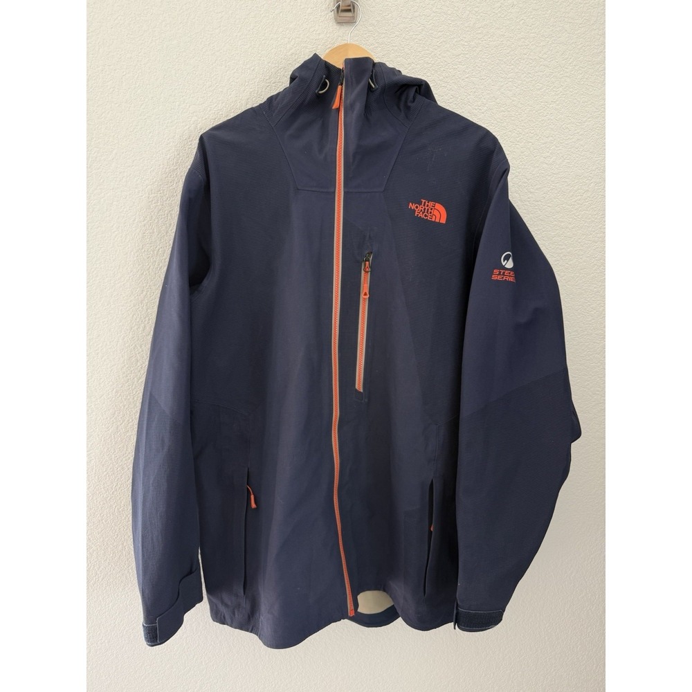North Face Mens FuseForm Brigandine 3L Jacket Large Blue Orange Steep Series